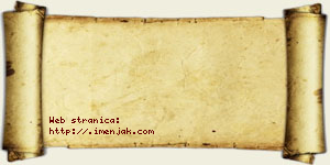 Teofan Bzenić vizit kartica